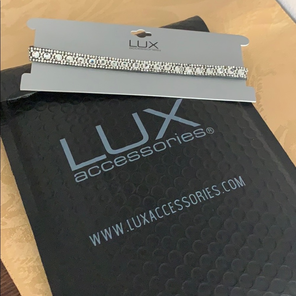 Rhinestone choker